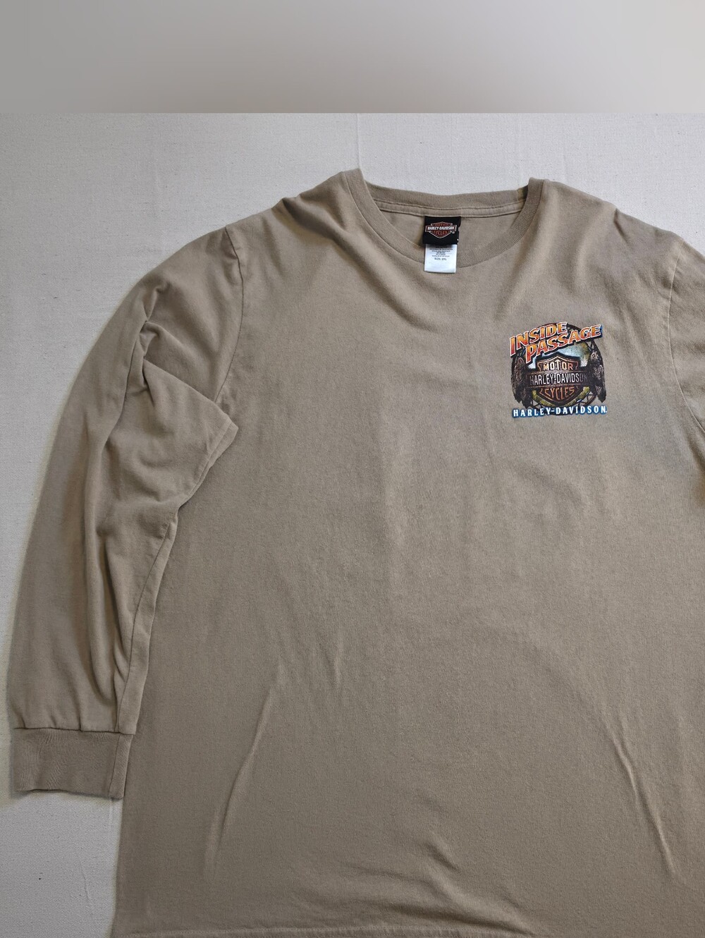 Harley Davidson Inside Passage Ketchikan Alaska T-Shirt Men's 2XL
